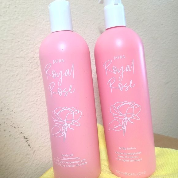 JAFRA Skincare New 2 For 0 Rose Body Oil Body Lotion Nuevos